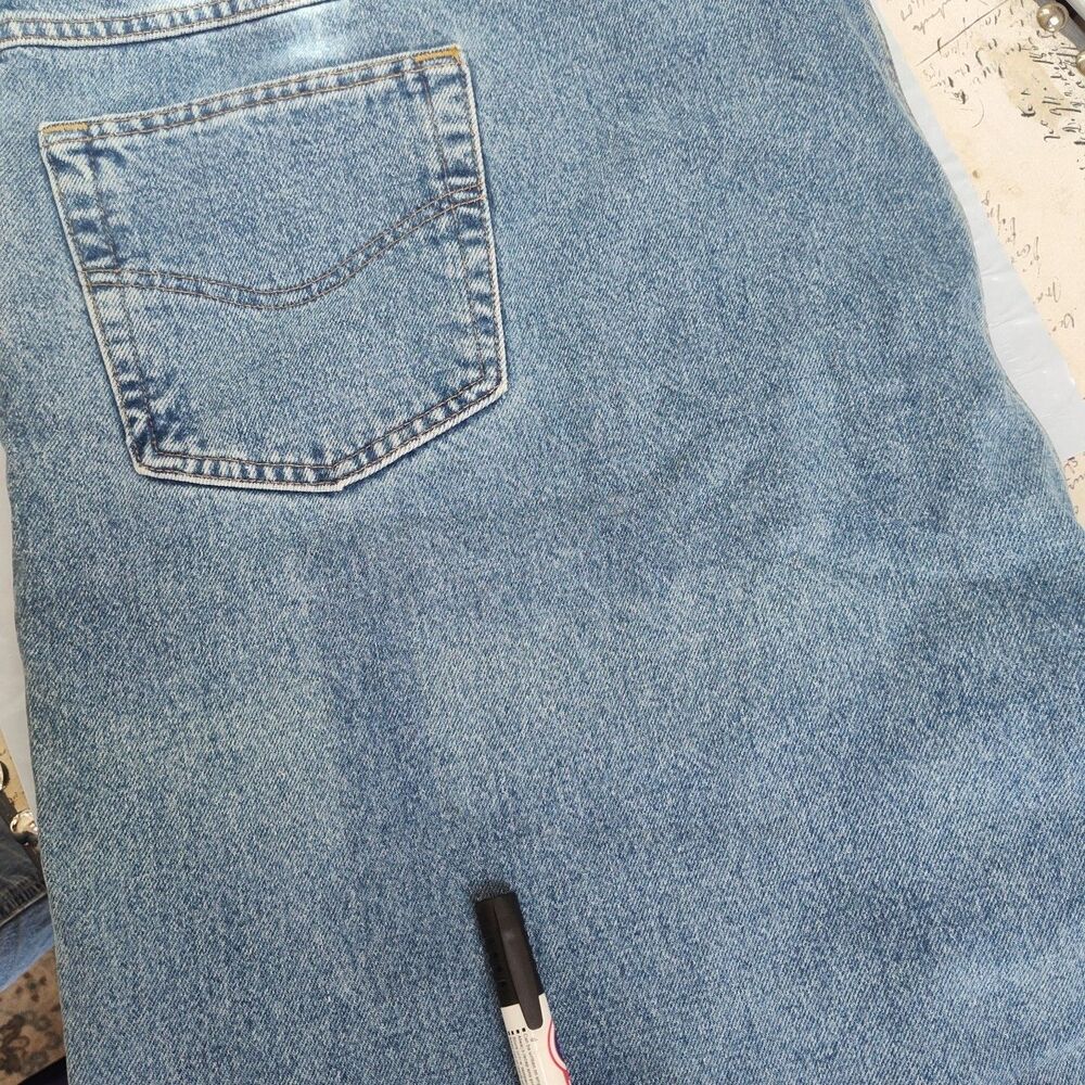 Carhartt Relaxed Fit Jeans Men's 54x30 Medium Blue Wash Straight Leg - Picture 8 of 9